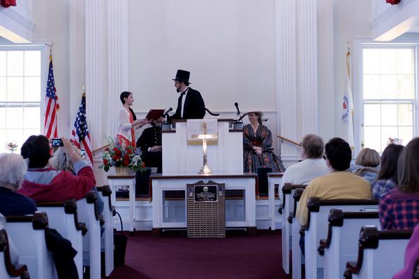 Emma Lobraico receiving certificate from Pres. Lincoln (Lewis Dube).jpg
