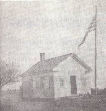 The Old Chestnut Tree Hill School, as it stood