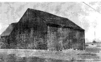 Barn where American officers tried to secure Hyde.