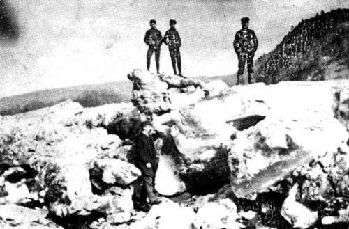 photograph of an ice freshet