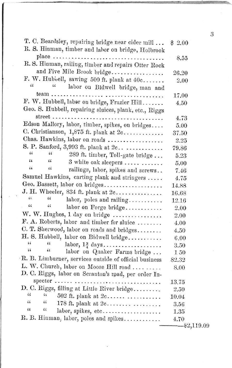 Oxford Town Report for year ending September 17, 1891 - Page 3