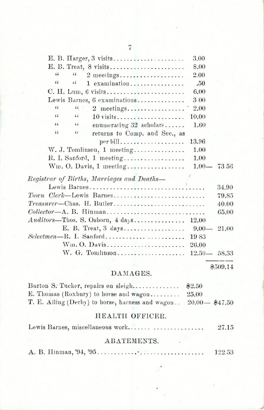 Oxford Town Report for year ending September 20, 1897 - Page 7