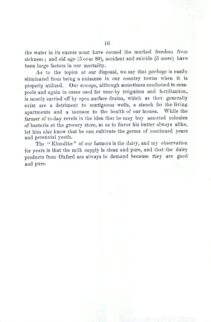 Oxford Town Report for year ending September 20, 1897 - Page 16