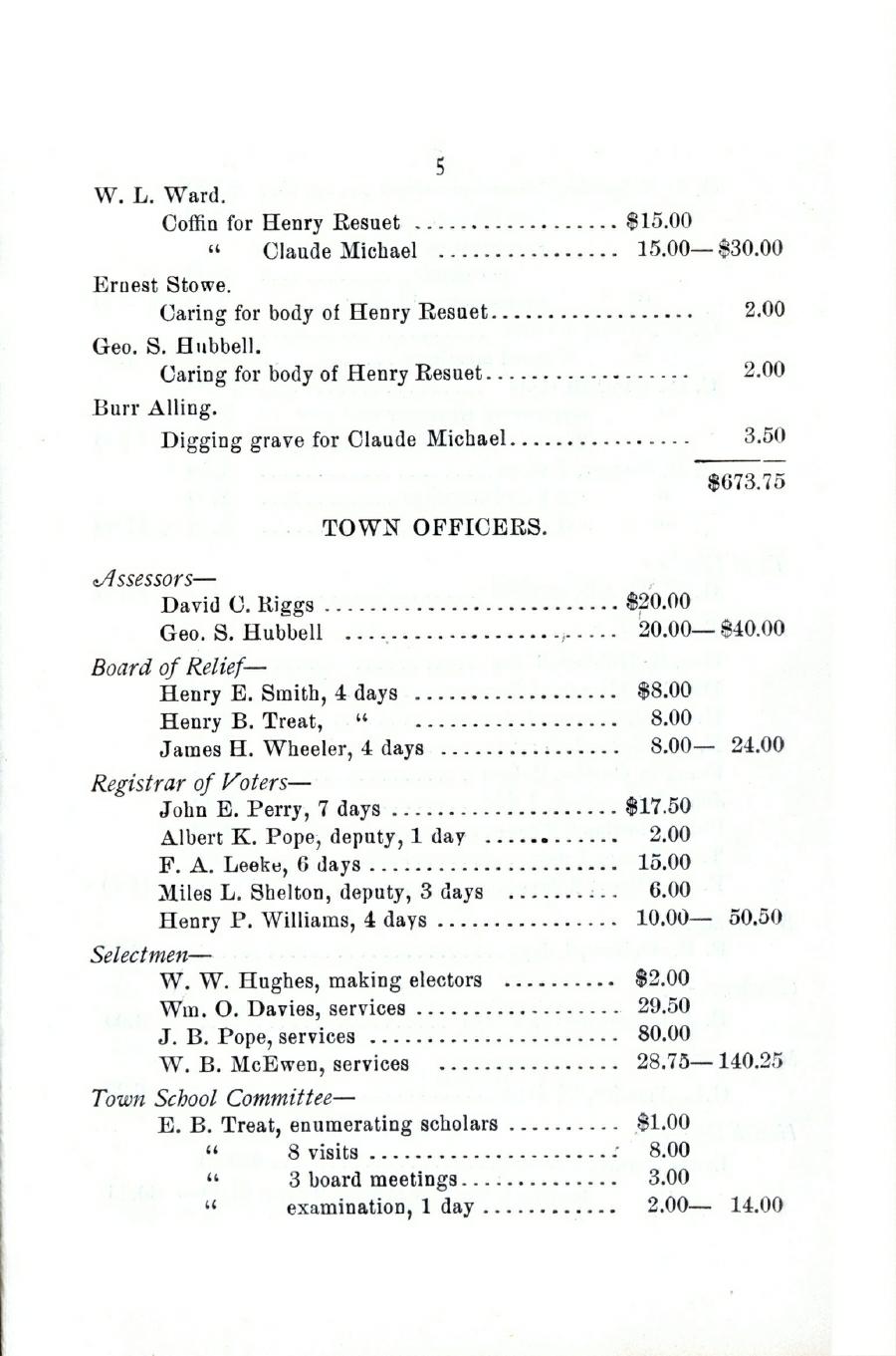 Oxford Town Report for year ending September 21, 1903 - Page 5