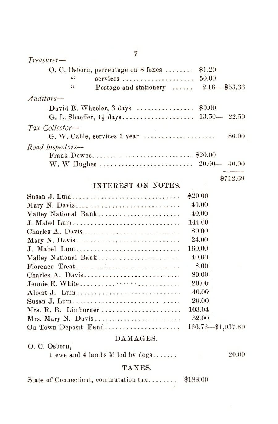 Oxford Town Report for year ending September 21, 1903 - Page 7