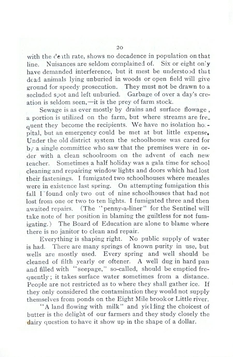 Oxford Town Report for year ending September 21, 1903 - Page 20