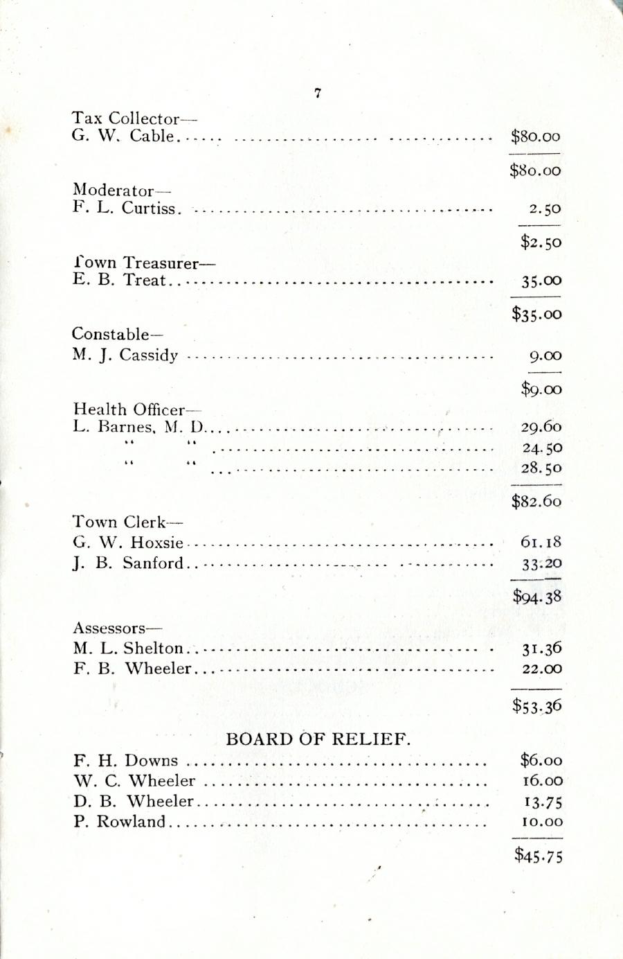 Oxford Town Report for year ending September 18, 1906 - Page 7
