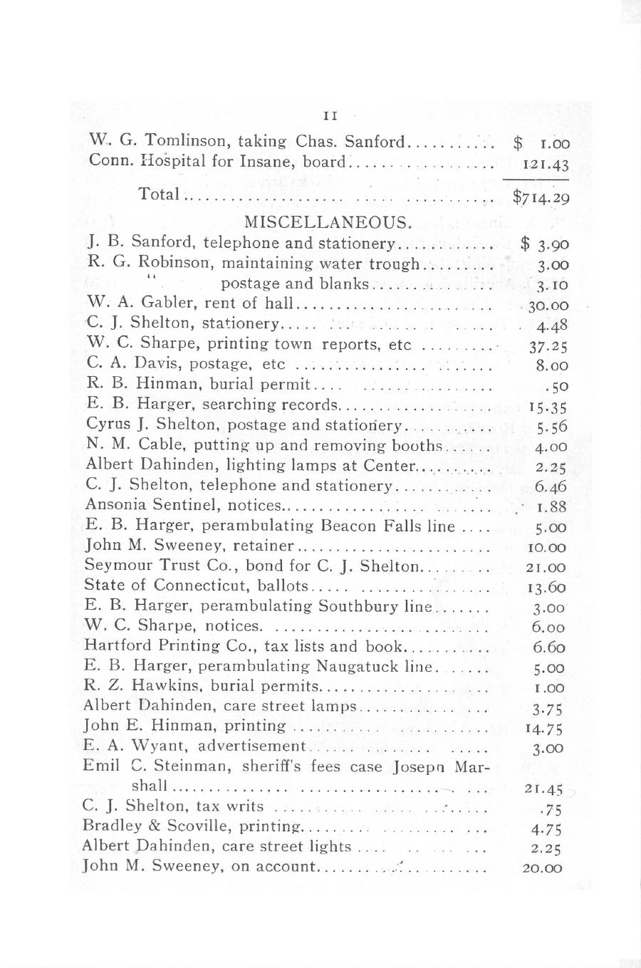 Oxford Town Report for year ending September 20, 1913 - Page 11