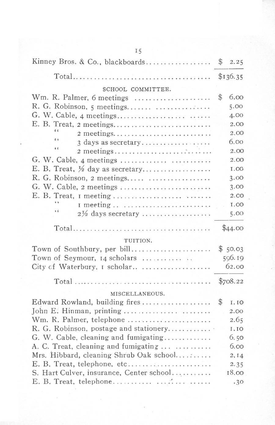 Oxford Town Report for year ending September 20, 1913 - Page 15