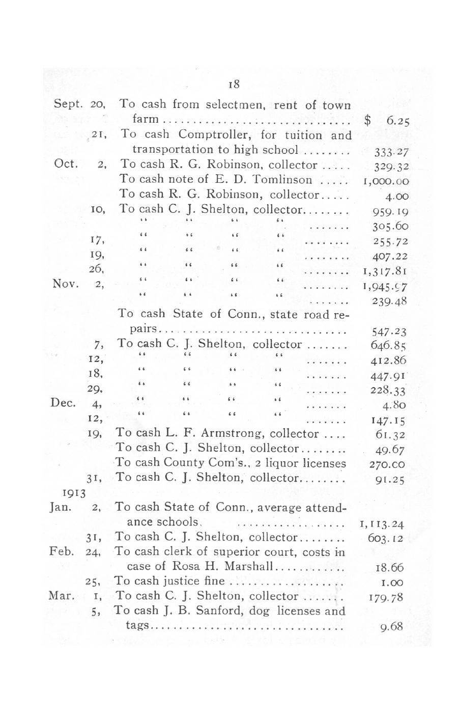 Oxford Town Report for year ending September 20, 1913 - Page 18