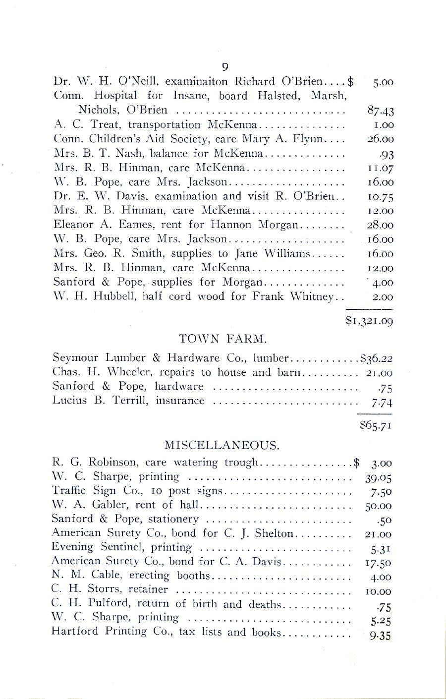 Oxford Town Report for year ending August 31, 1917 - Page 9