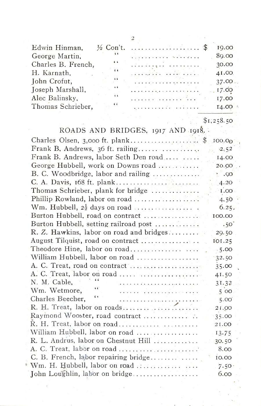 Oxford Town Report for year ending August 31, 1918 - Page 2