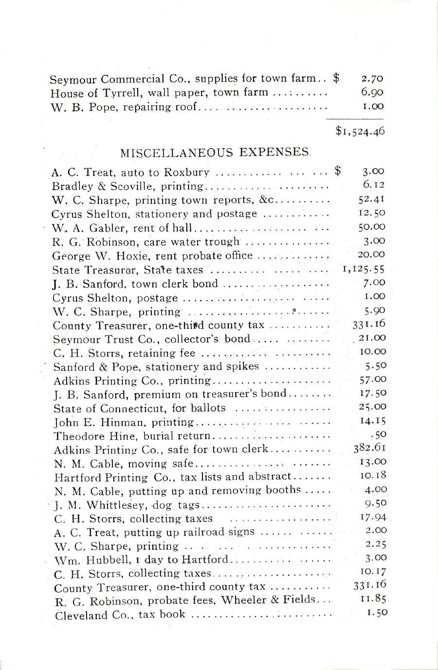 Oxford Town Report for year ending August 31, 1918 - Page 5