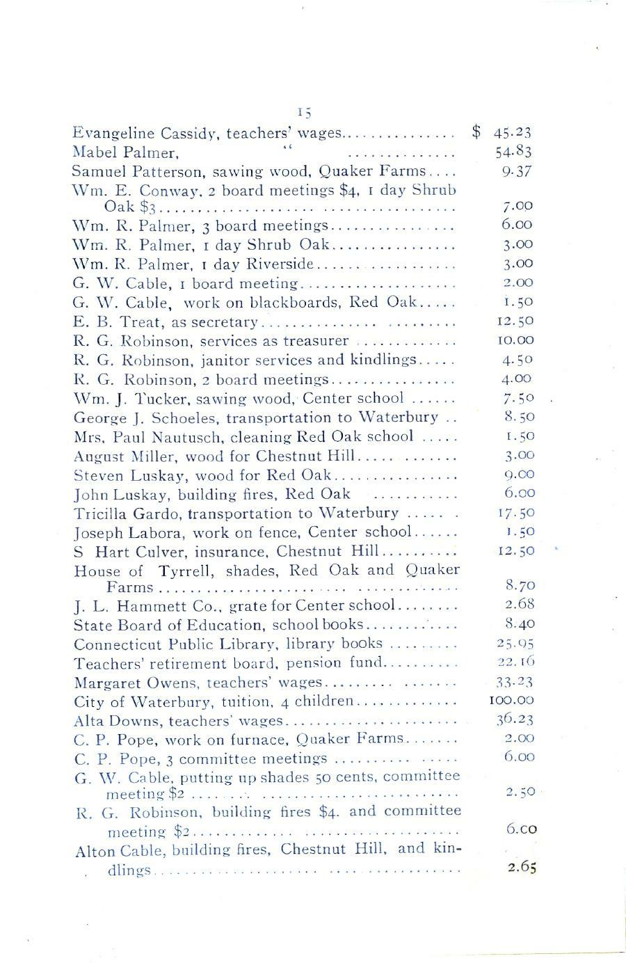 Oxford Town Report for year ending August 31, 1918 - Page 15