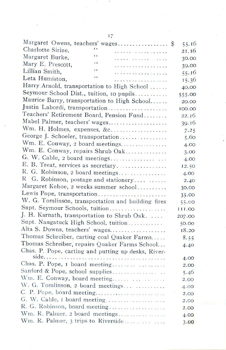 Oxford Town Report for year ending August 31, 1918 - Page 17