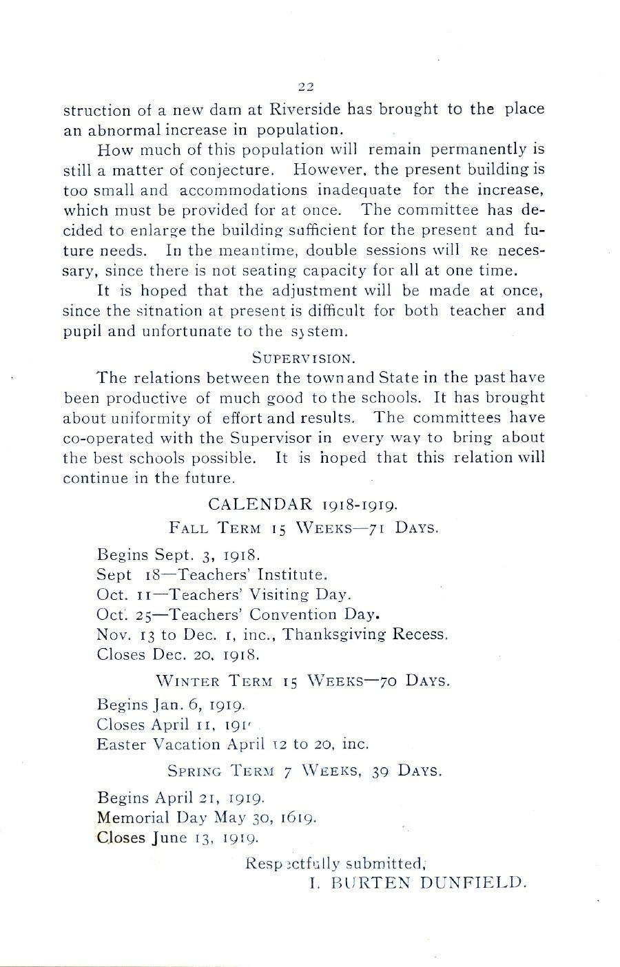 Oxford Town Report for year ending August 31, 1918 - Page 22