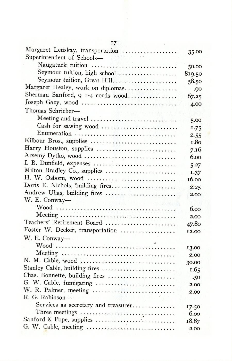 Oxford Town Report for year ending August 31, 1919 - Page 17