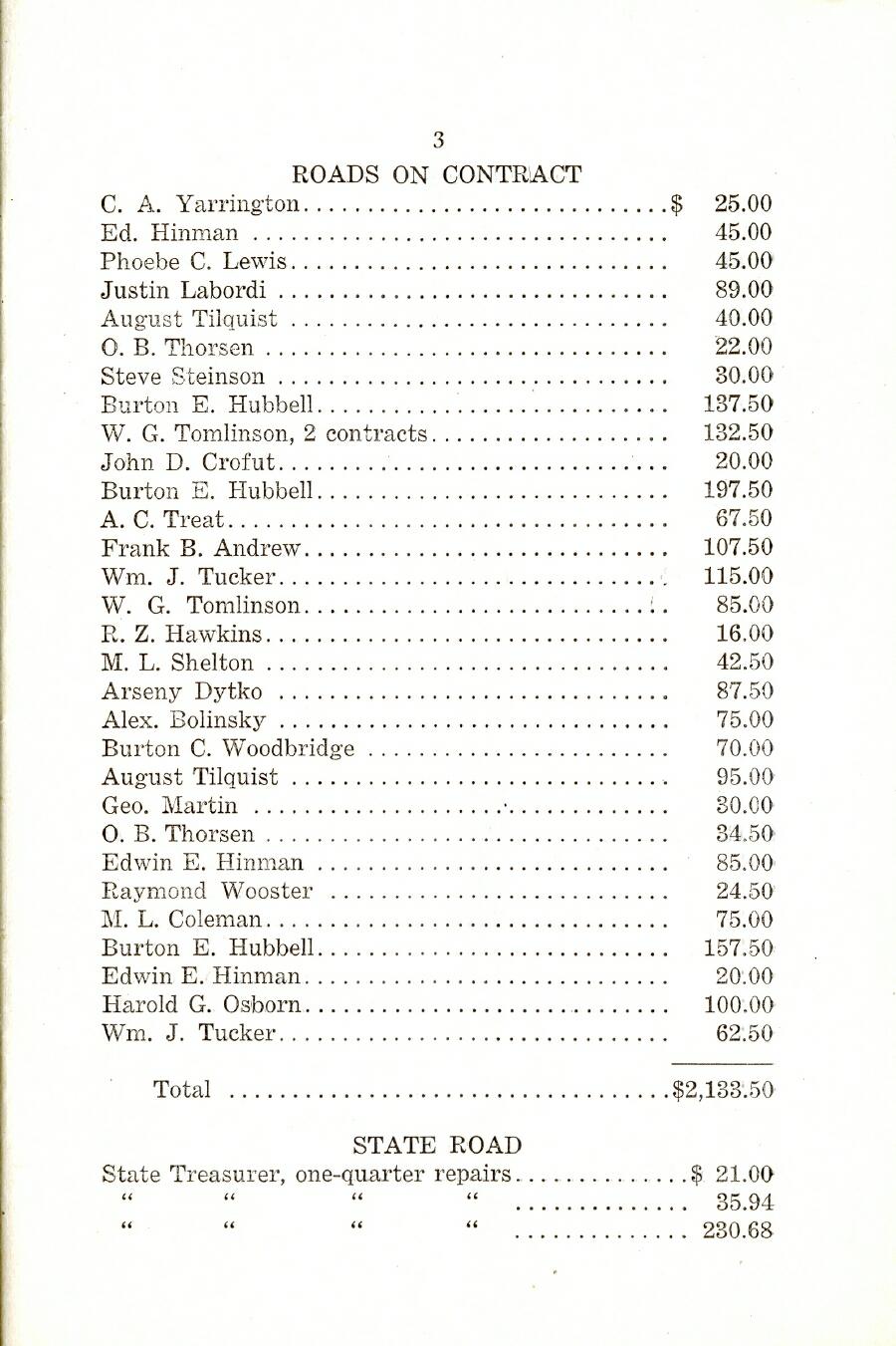Oxford Town Report for year ending August 31, 1920 - Page 3