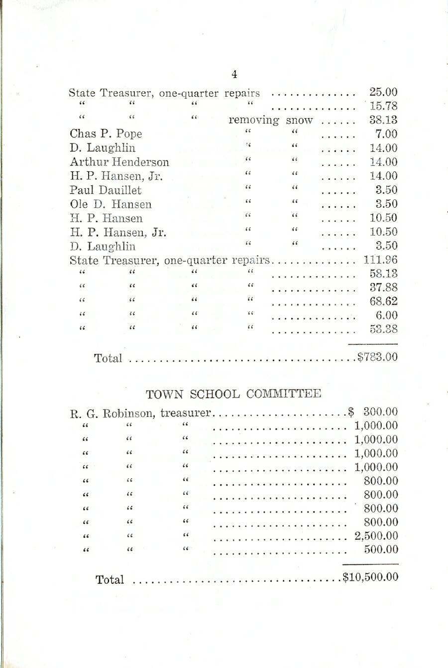 Oxford Town Report for year ending August 31, 1920 - Page 4