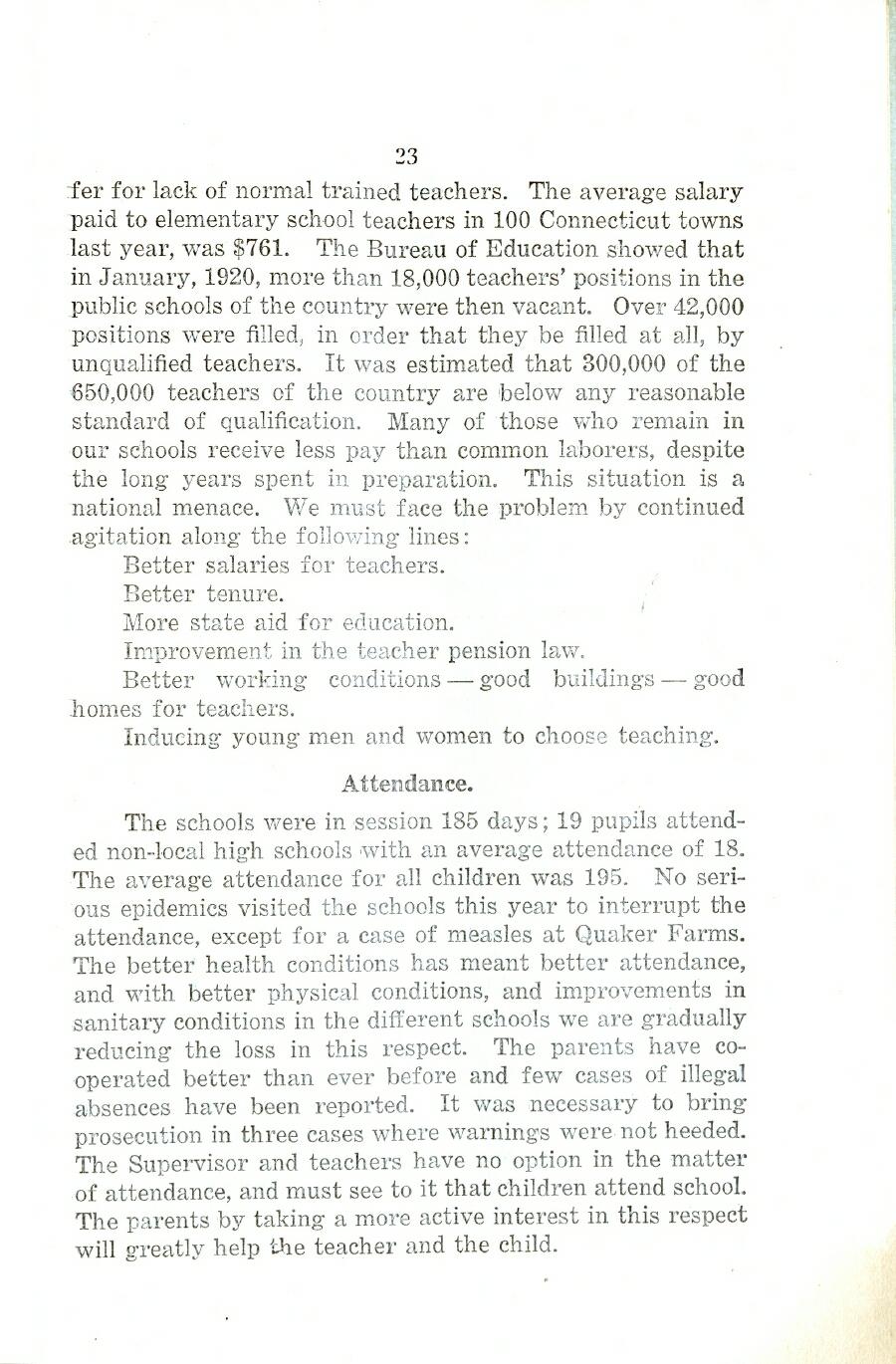 Oxford Town Report for year ending August 31, 1920 - Page 23
