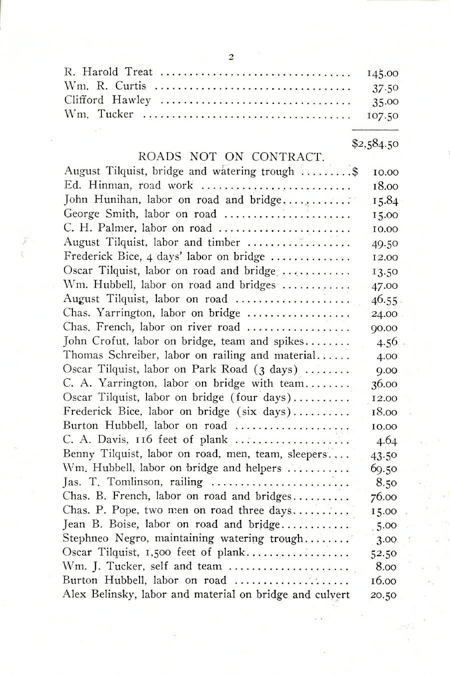 Oxford Town Report for year ending August 31, 1923 - Page 2