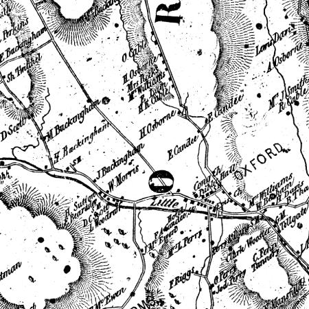 1852 Oxford Map