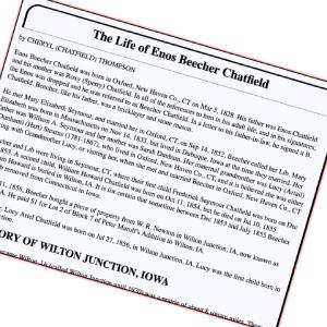 The Life of Enos Beecher Chatfield