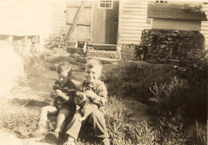 View of the house on July, 1954